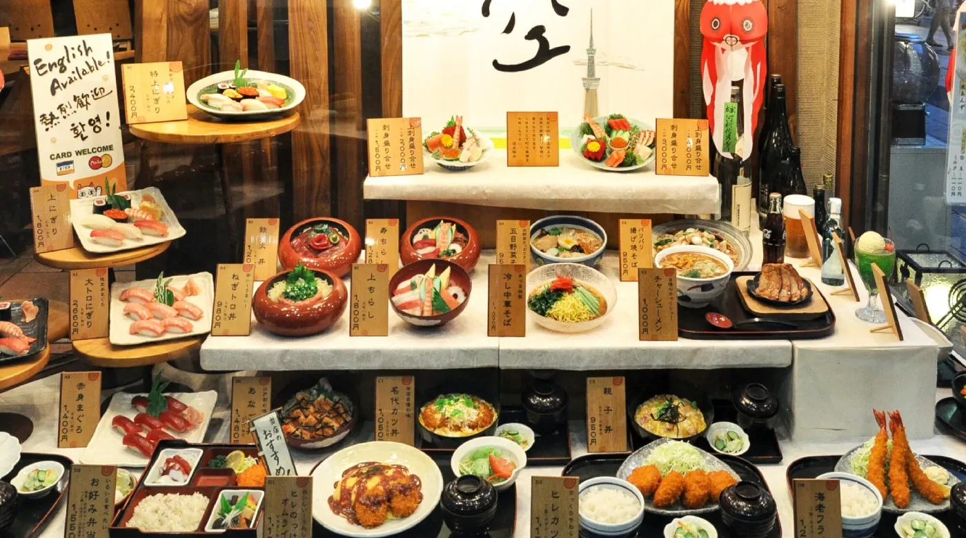 Sampuru - piatti finti giapponesi